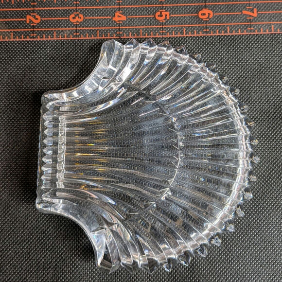 Waterford Shell Vanity Crystal Dish Signed - Excellent Condition - Picture 6 of 6